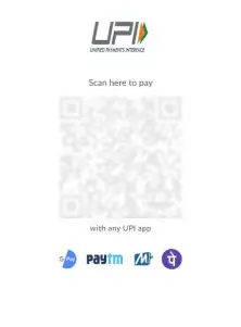 UPI QR code preview