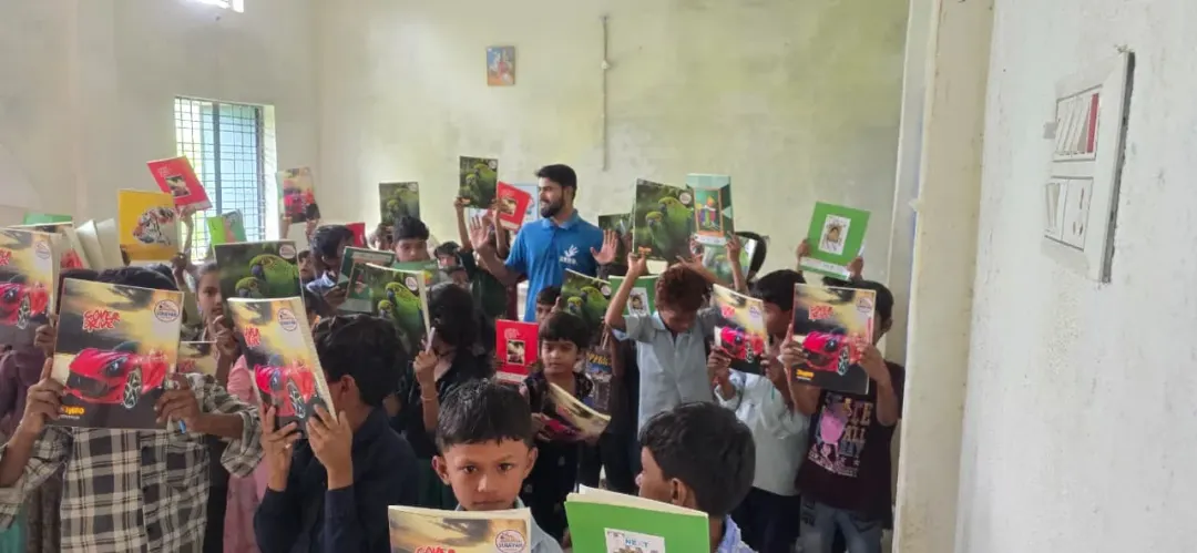 Educational Books Distributed to Children