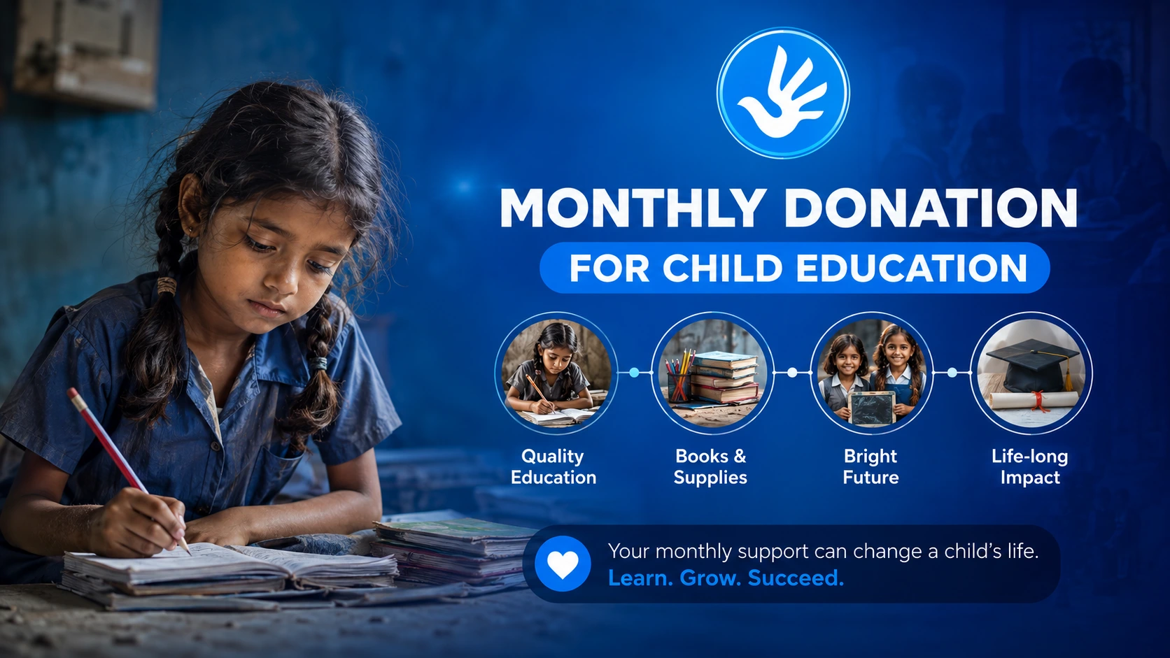 Sponsor a Child's Education with a Monthly Donation